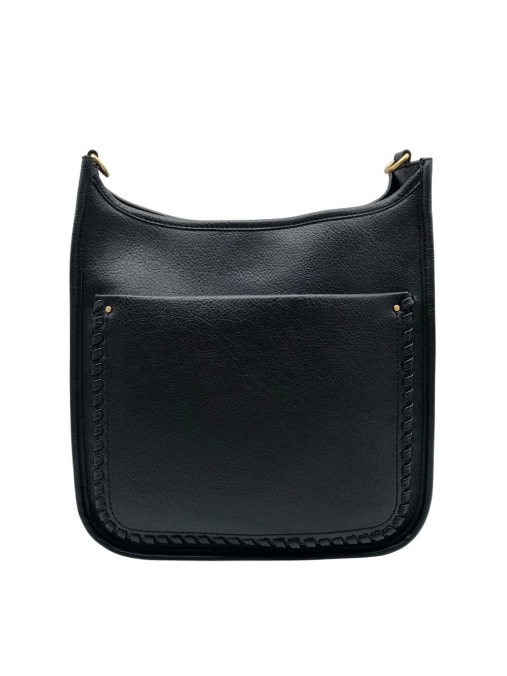 Style & Co Black Medium Whipstitch Crossbody
